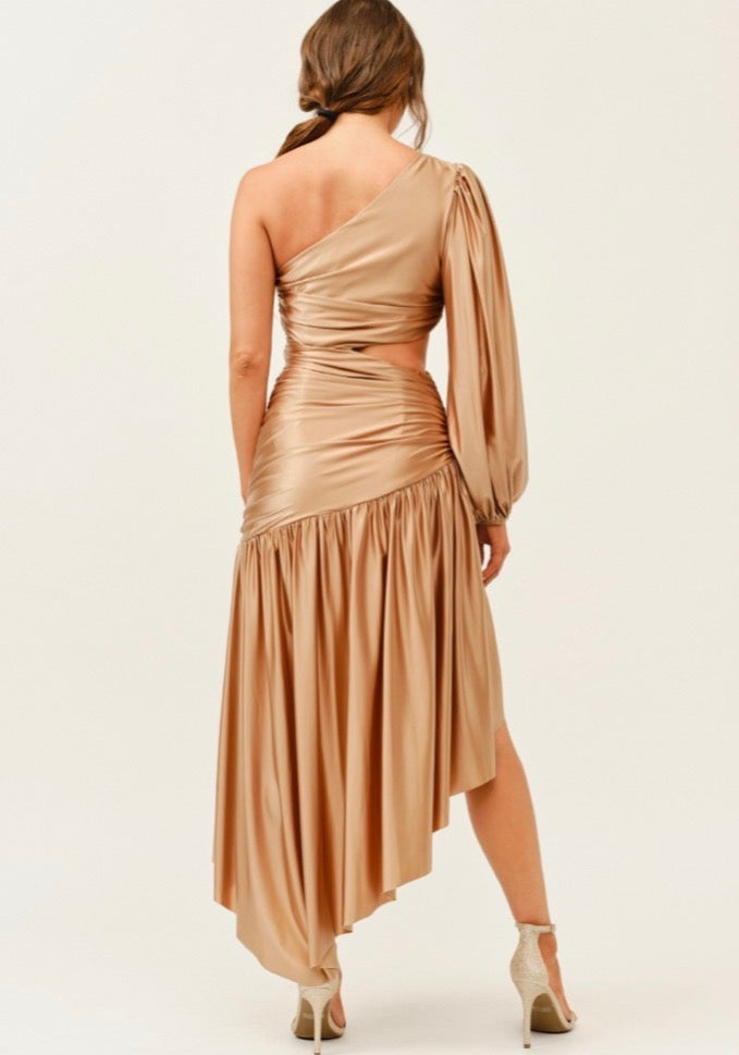 VESTIDO AURELIA CHAMPAGNE