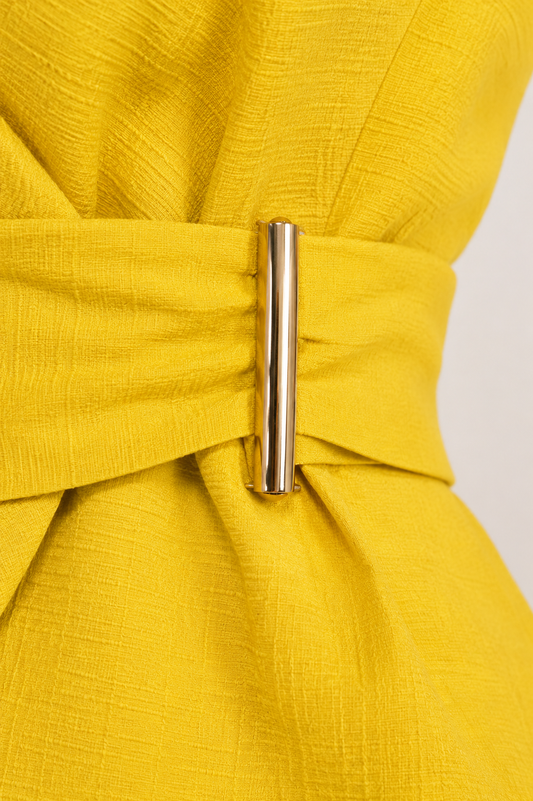 SET PANTALÓN AMARILLO MOSTAZA