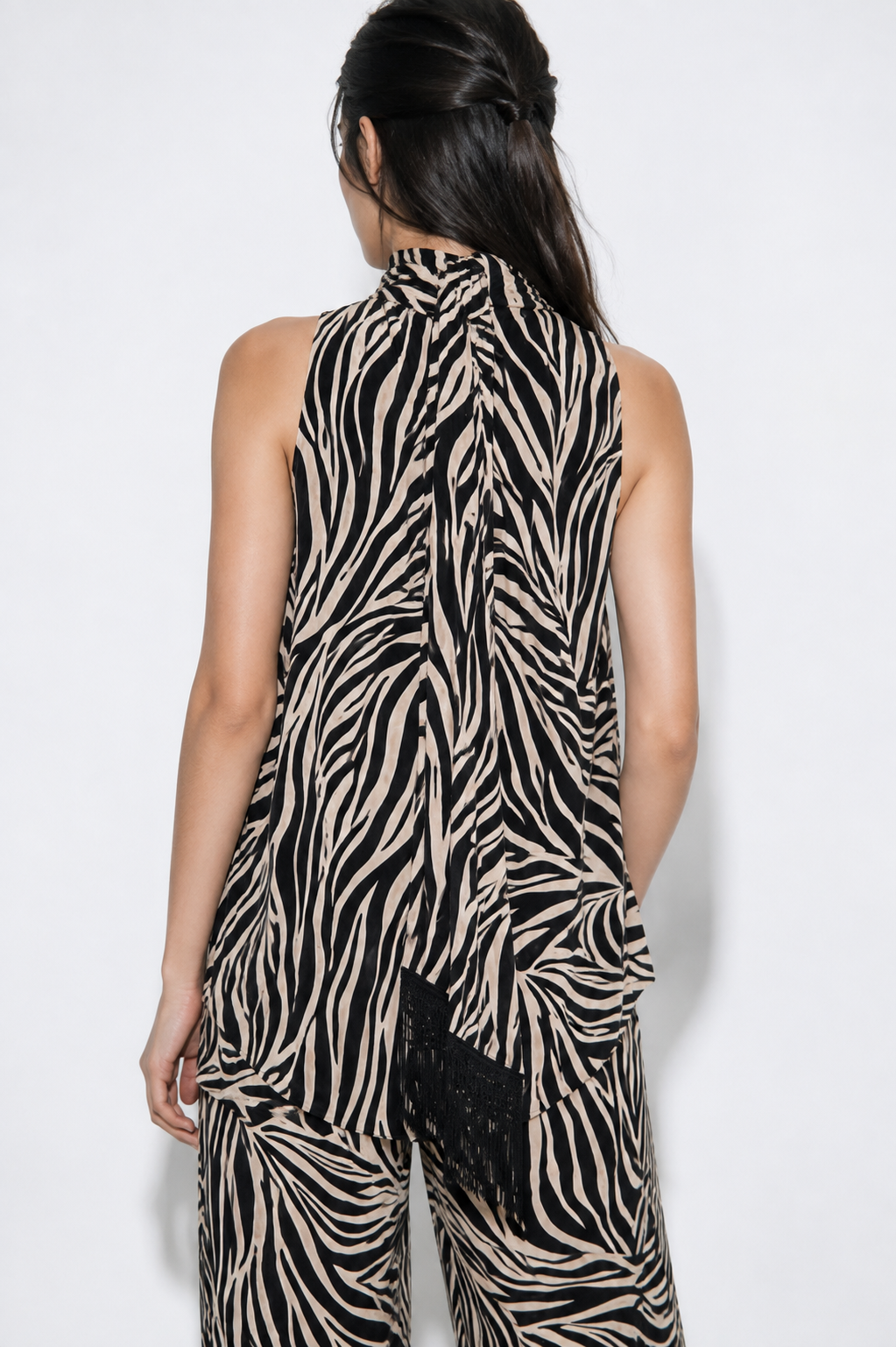 BLUSA ZEBRA SCARF