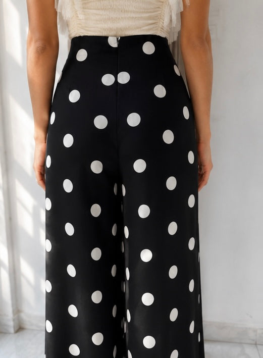 PANTALÓN POLKA DOT WIDE LEG