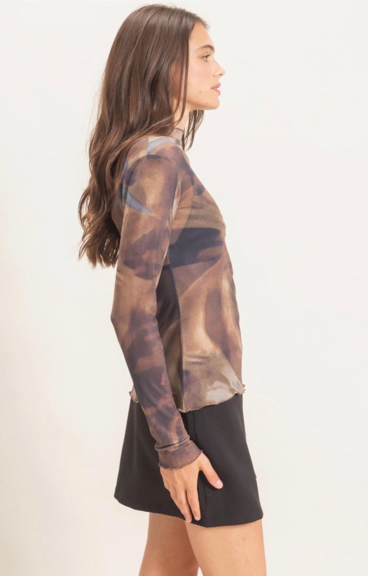 BLUSA MOCHA MESH