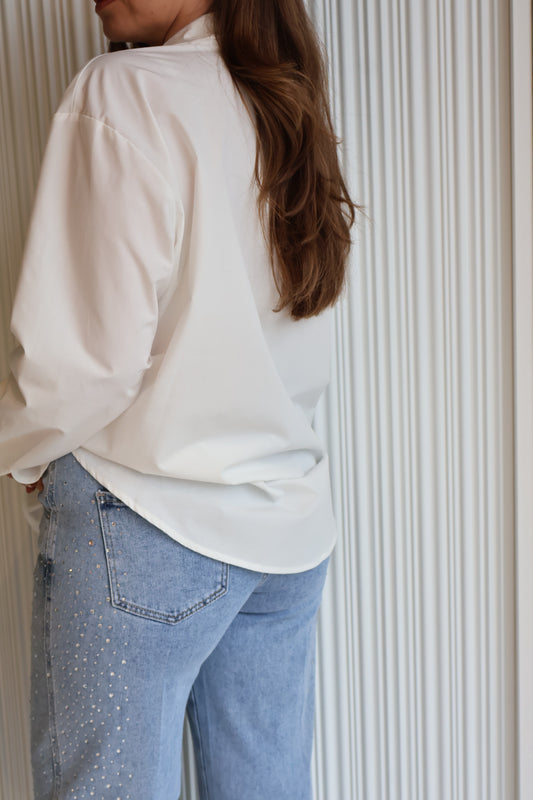 CAMISA BLANCA LUXE BUTTONS