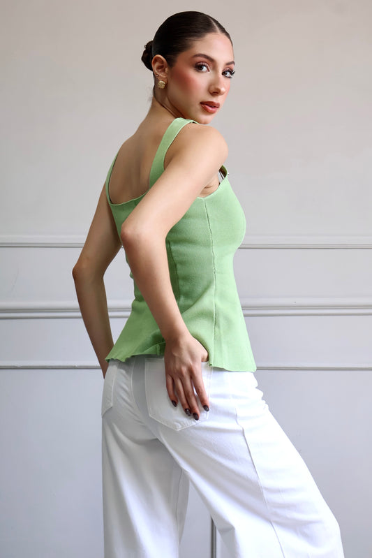 BLUSA SEA STAR VERDE MATCHA