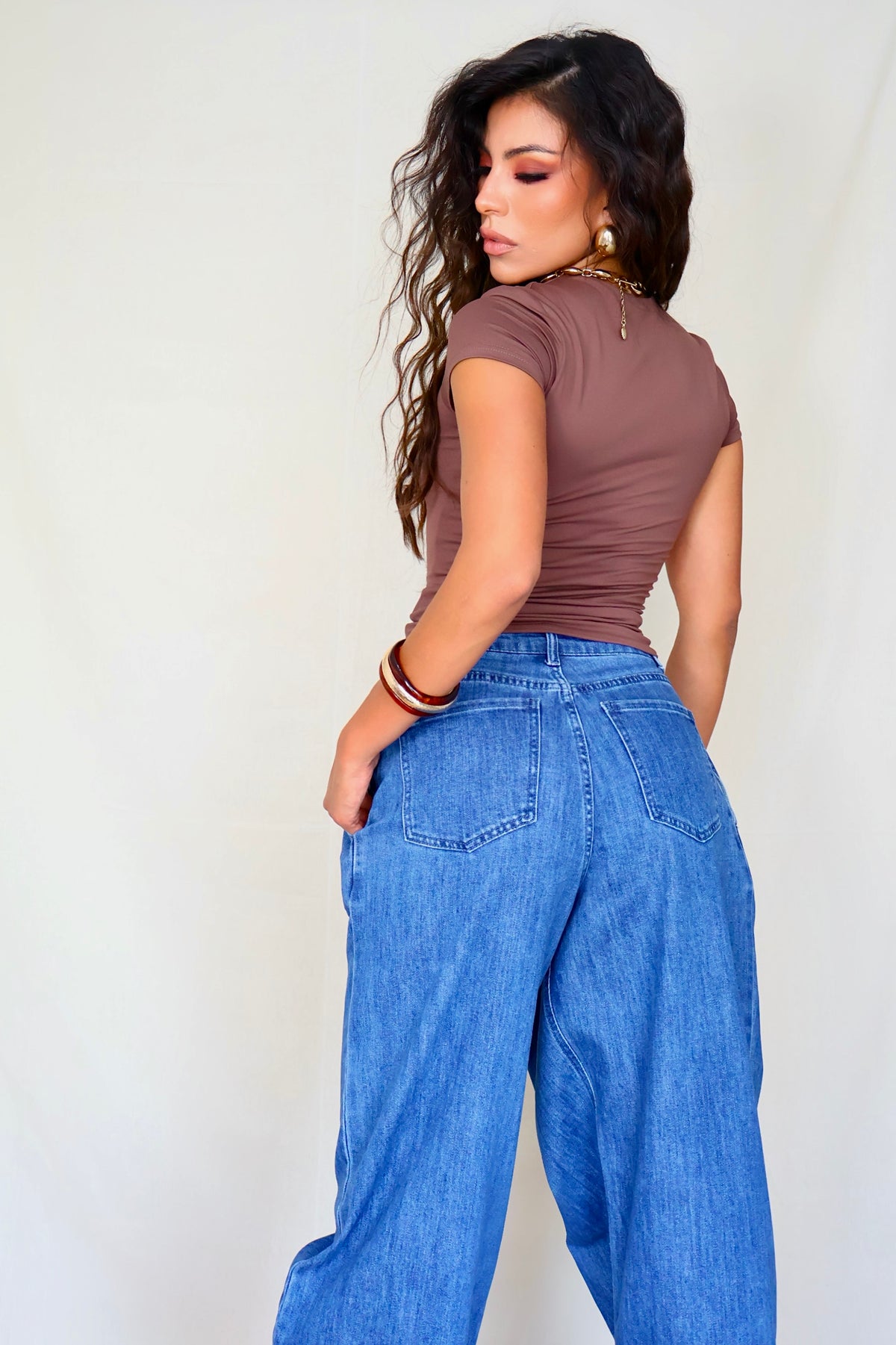 JEANS BELTED