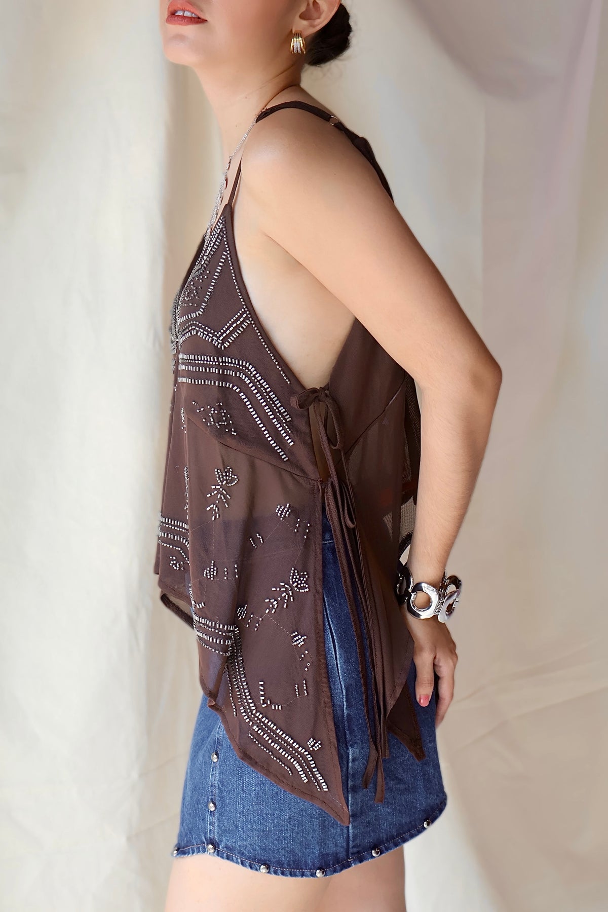BLUSA BUTTERFLY MESH