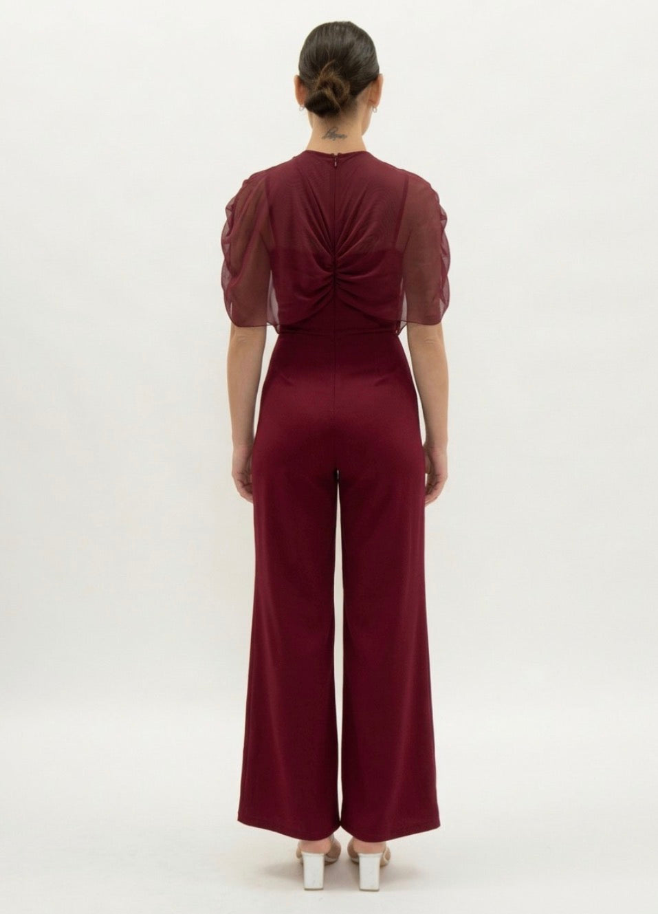 JUMPSUIT VINO DRAPEADO