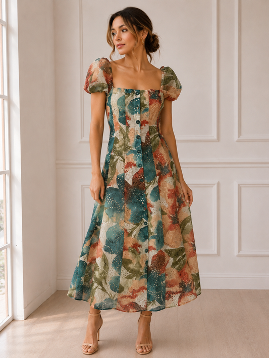 VESTIDO OCEAN GARDEN