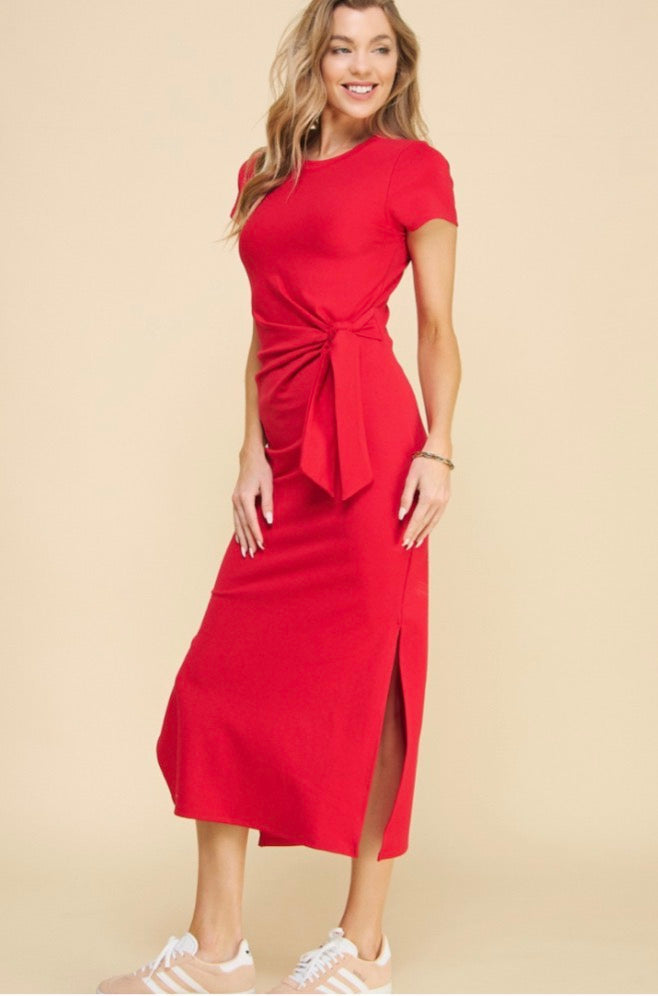 VESTIDO VALENTINA ROJO