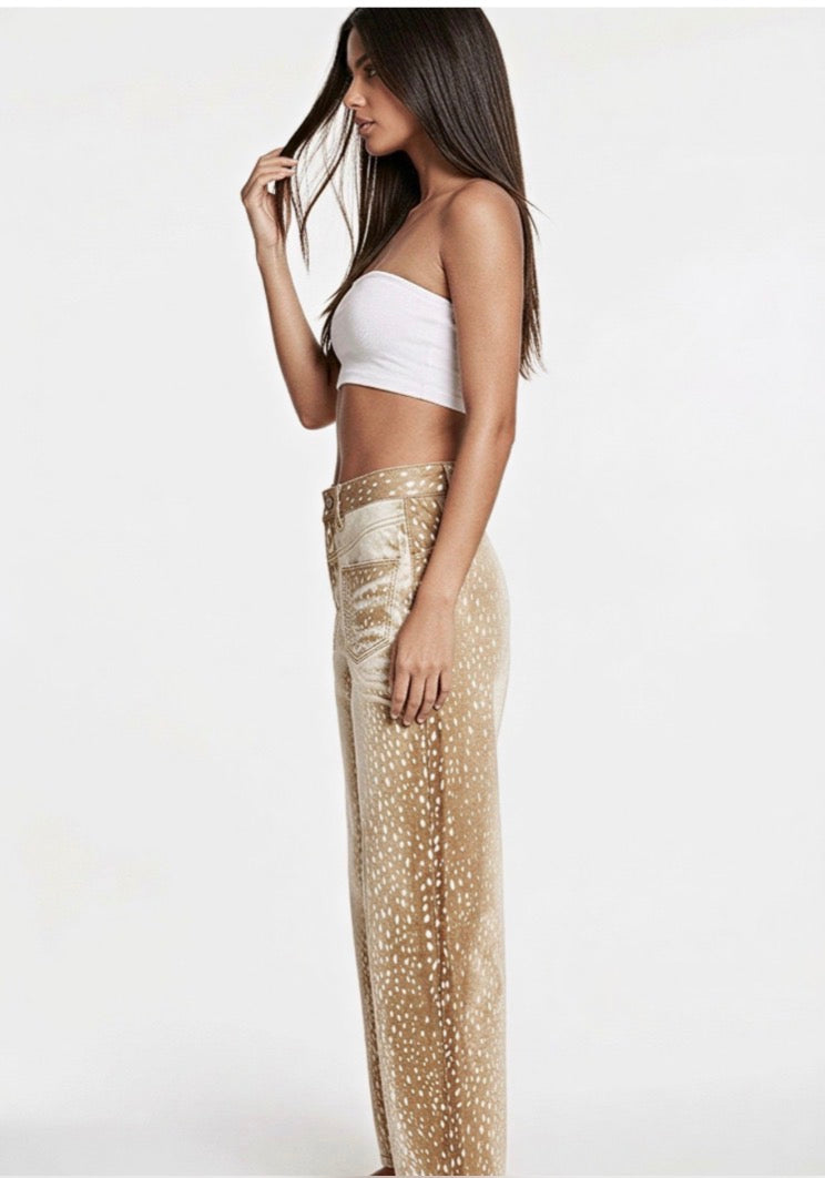JEANS REVERSIBLE BAMBI PRINT