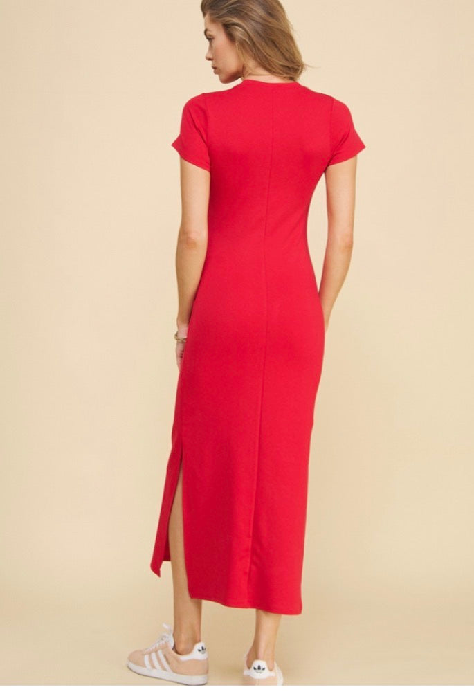 VESTIDO VALENTINA ROJO