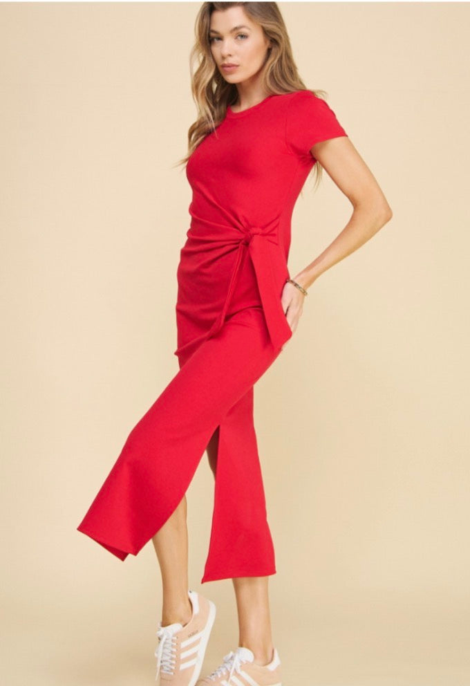 VESTIDO VALENTINA ROJO