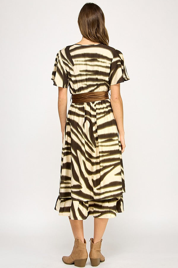 VESTIDO SAVANNA ZEBRA