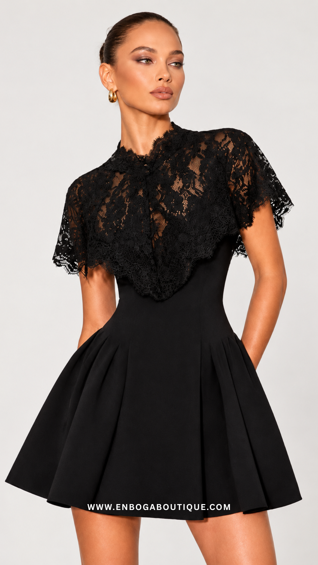 VESTIDO NEGRO NOIR CAPE