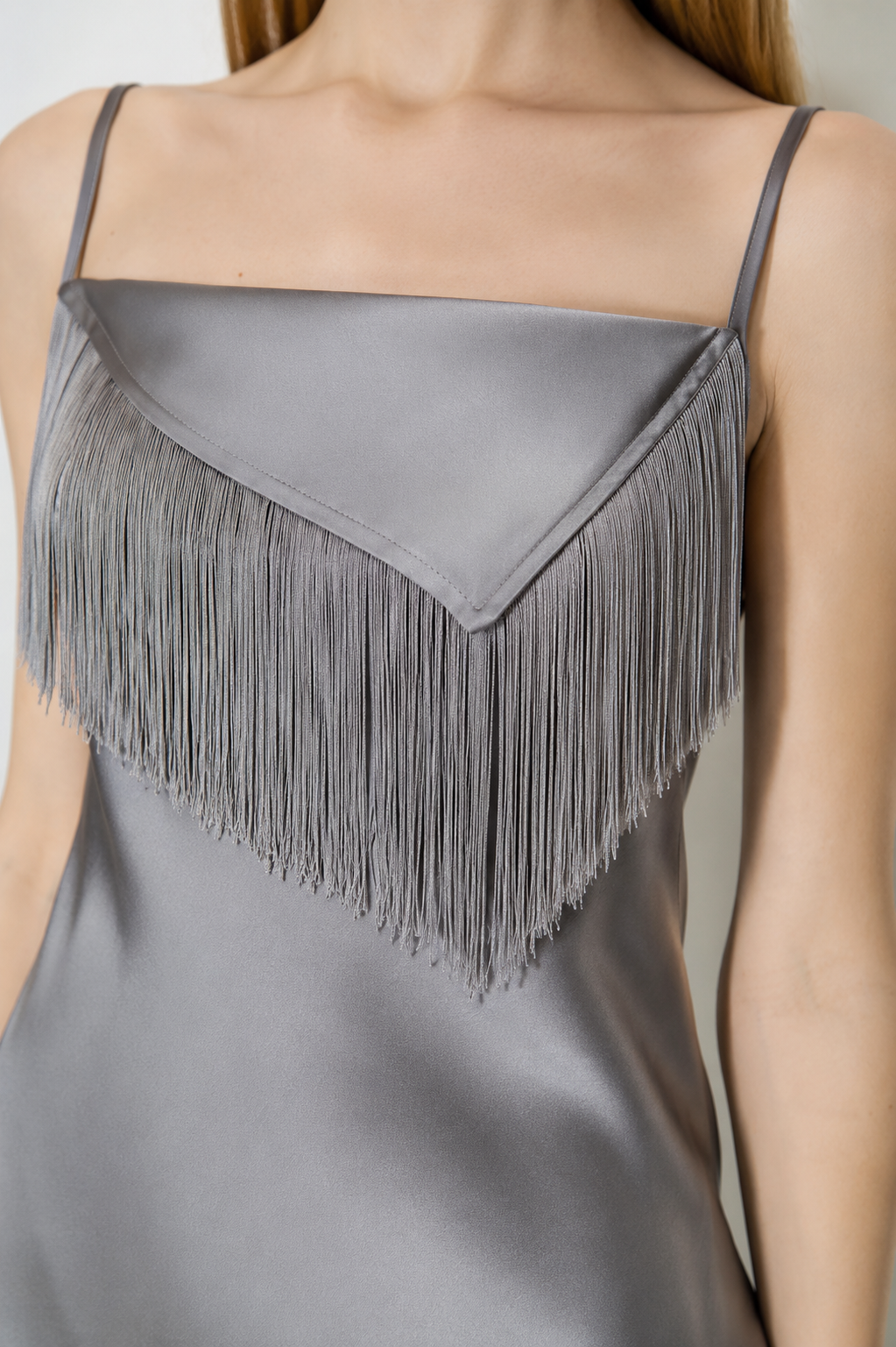 BLUSA SILVER FRINGE