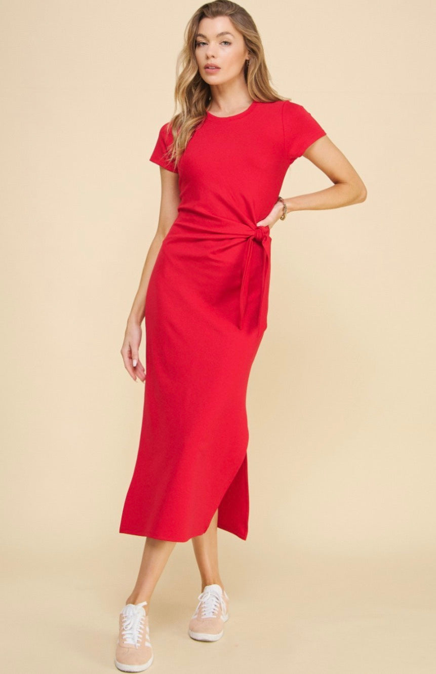 VESTIDO VALENTINA ROJO