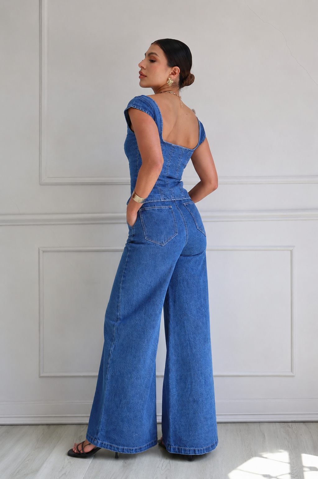 CHALECO DENIM SCULPT