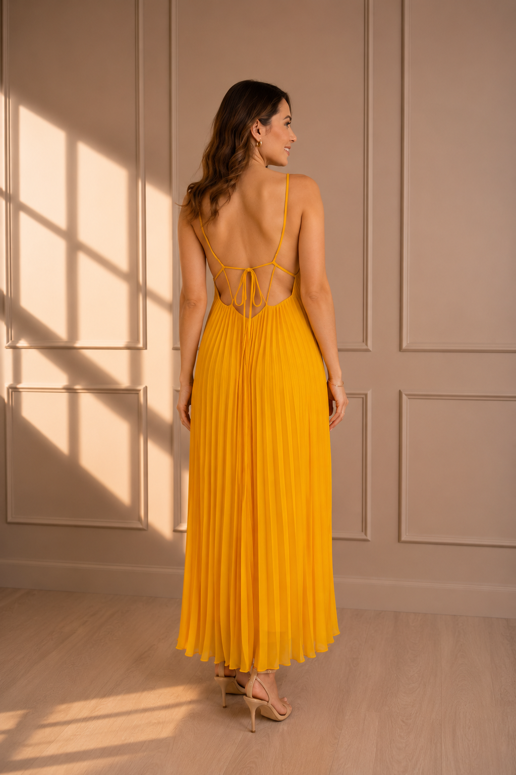 VESTIDO SOLEIL PLISADO