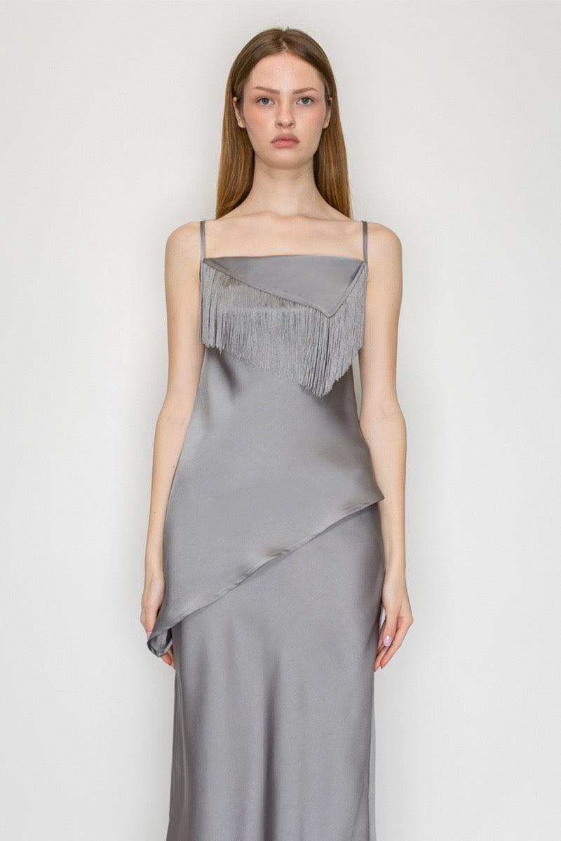 BLUSA SILVER FRINGE