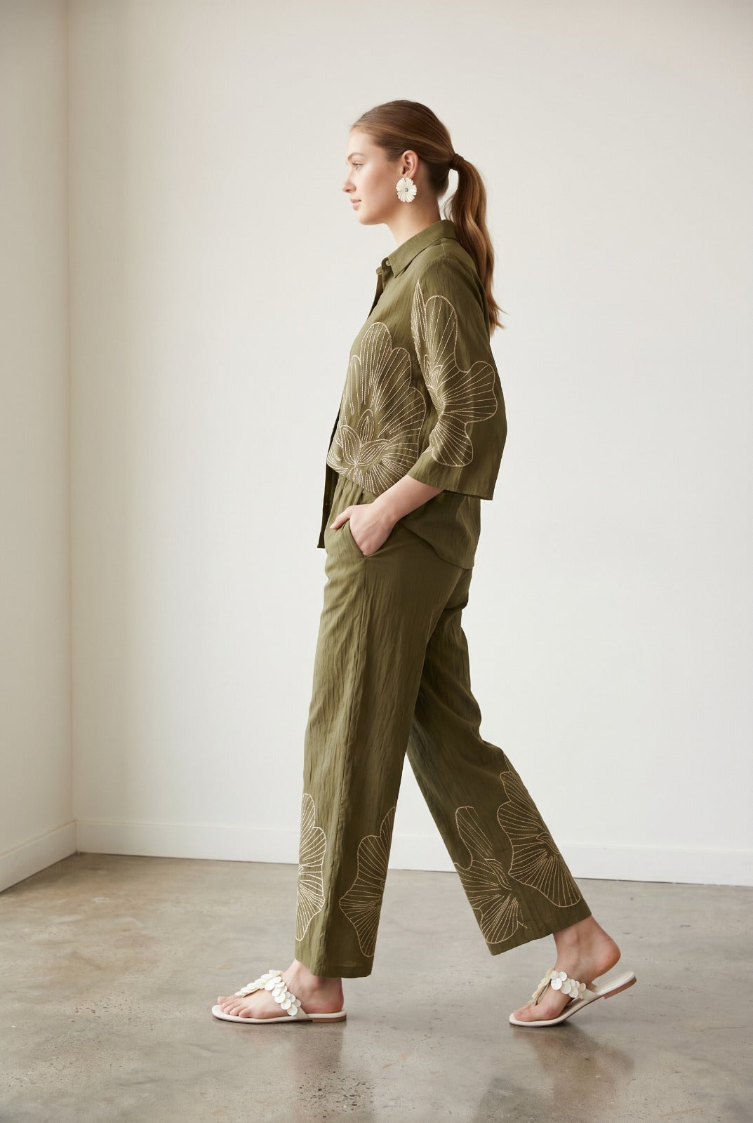 SET OLIVE BLOOM