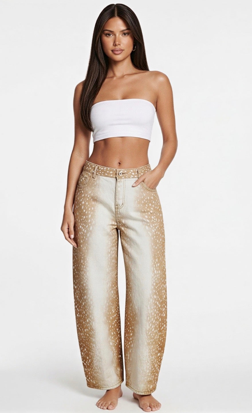 JEANS REVERSIBLE BAMBI PRINT