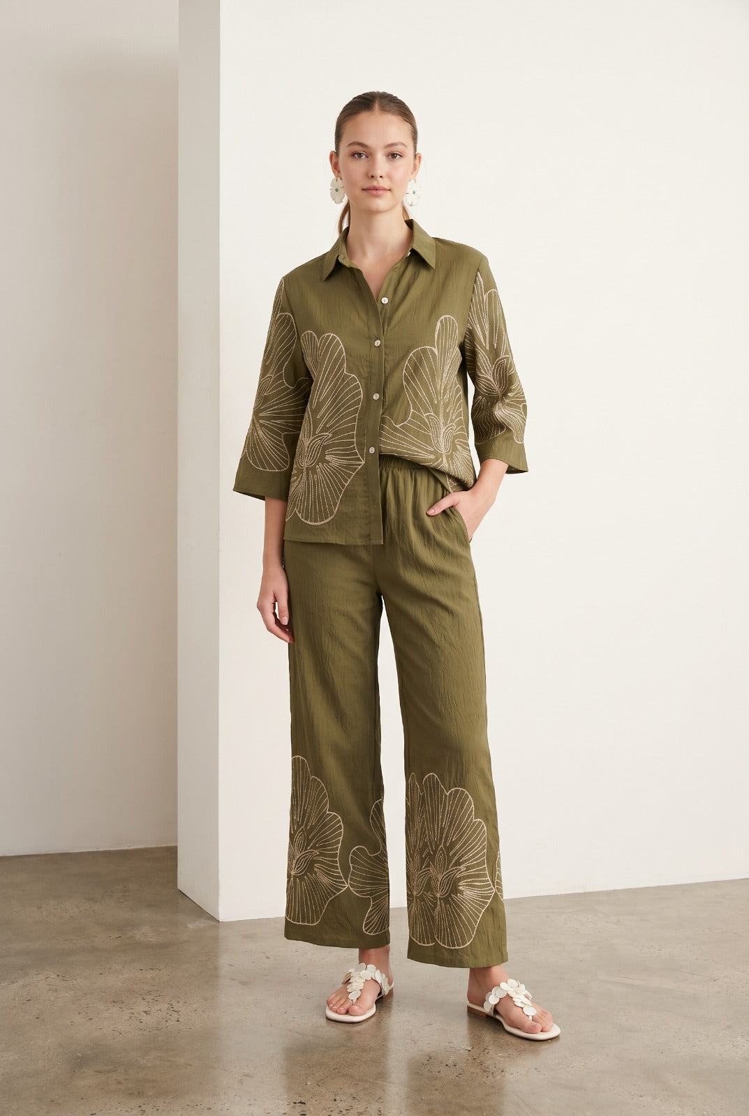 SET OLIVE BLOOM