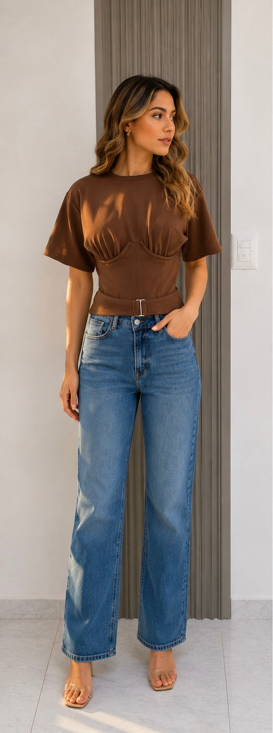 TOP STRUCTURED CUT COCOA