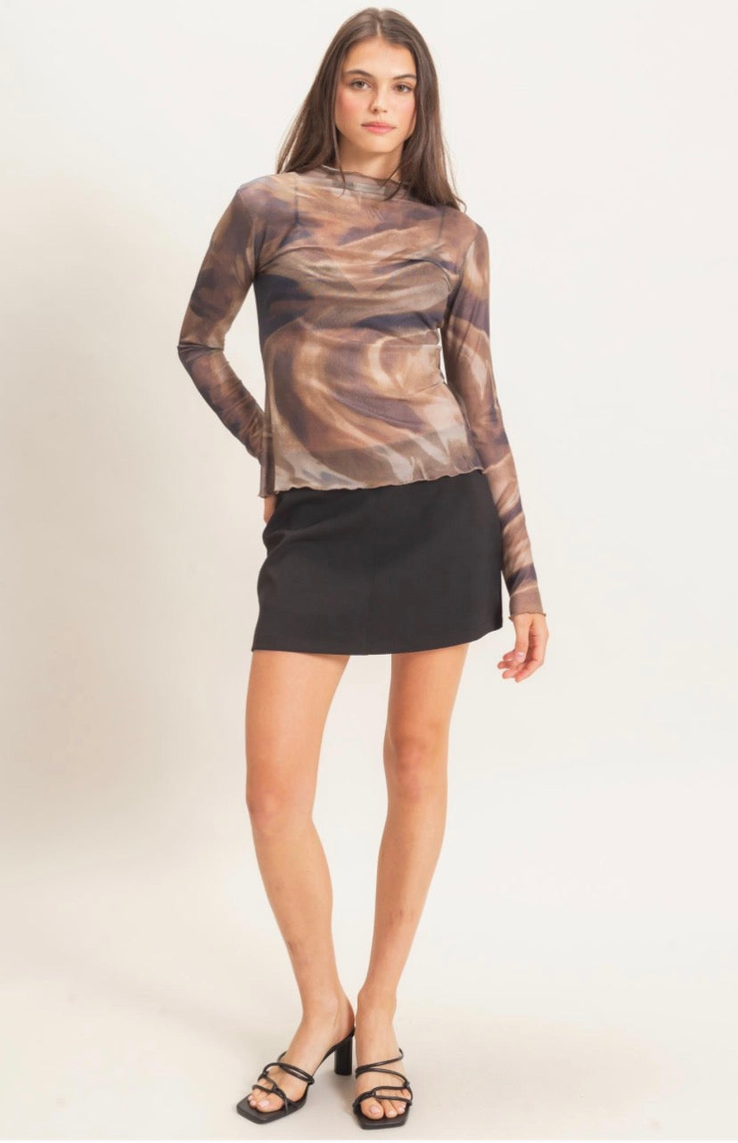 BLUSA MOCHA MESH