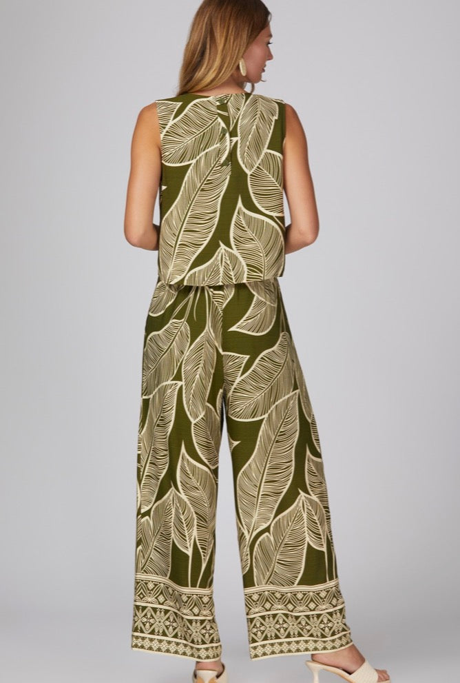 SET DE PANTALÓN TROPICAL OLIVO
