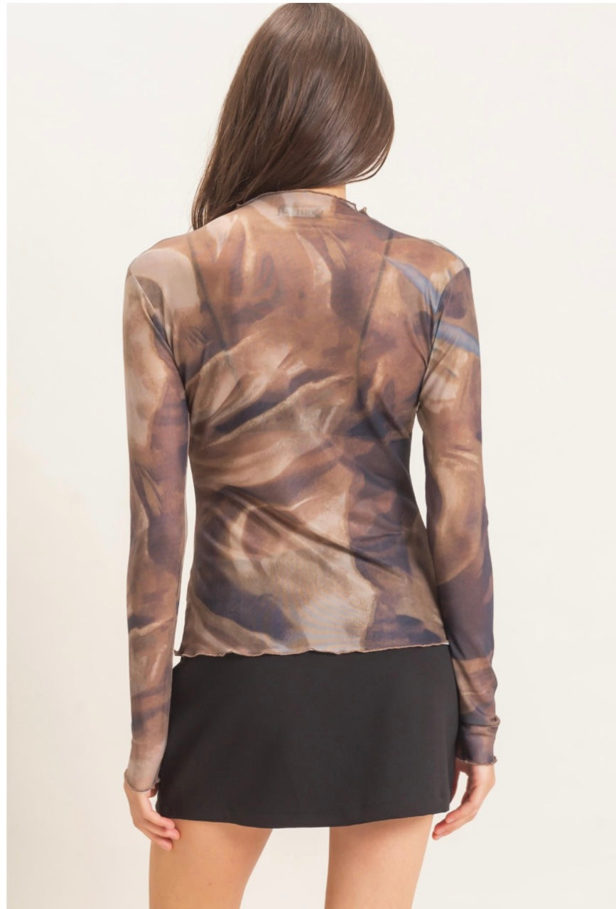 BLUSA MOCHA MESH