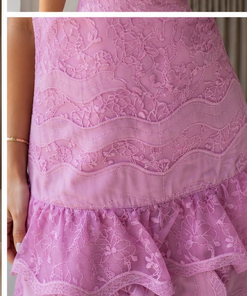 VESTIDO LACE ROMANTIC LILAC