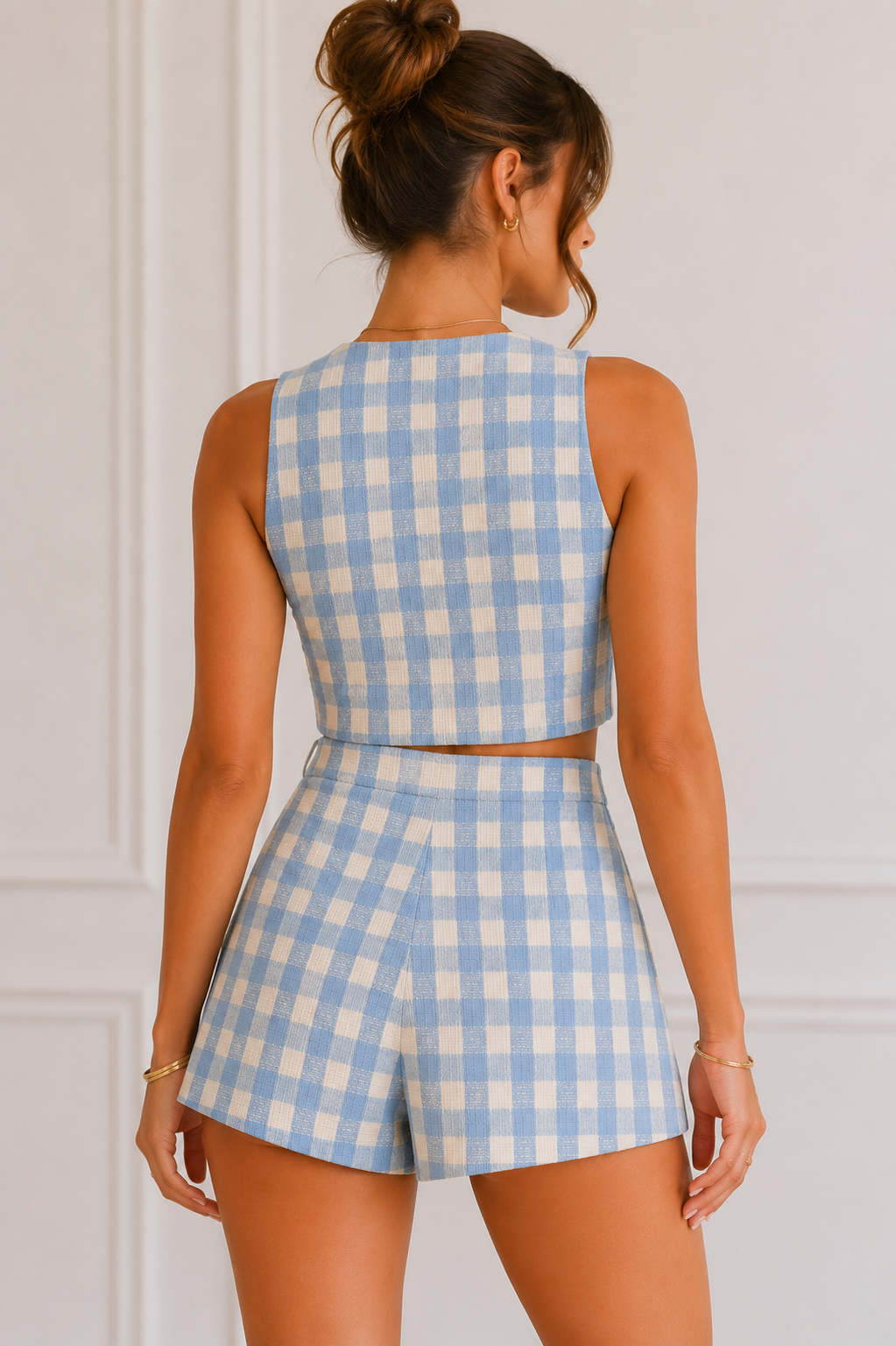 SET DE SHORT VICHY LUCILLE