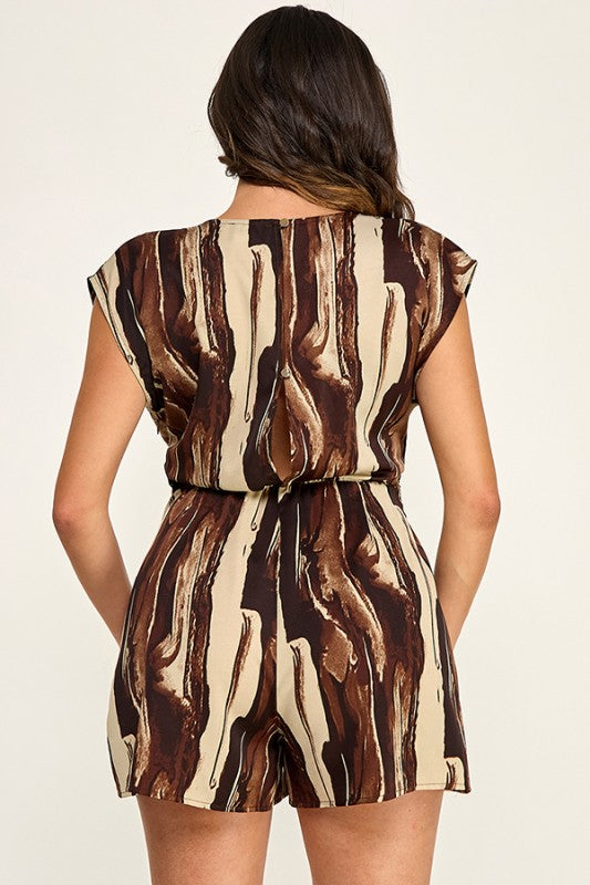 ROMPERS BROWN MULTI