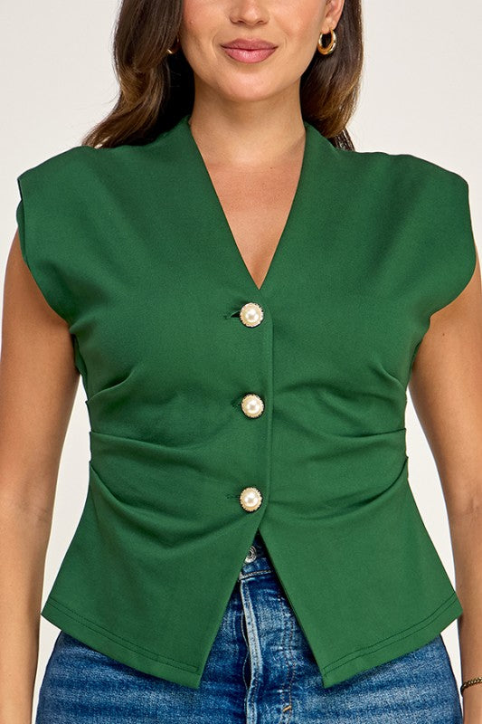 BLUSA VERDE ESMERALDA