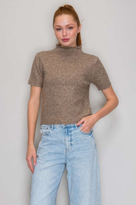 BLUSA MOCHA TIPO SUÉTER