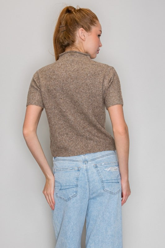 BLUSA MOCHA TIPO SUÉTER