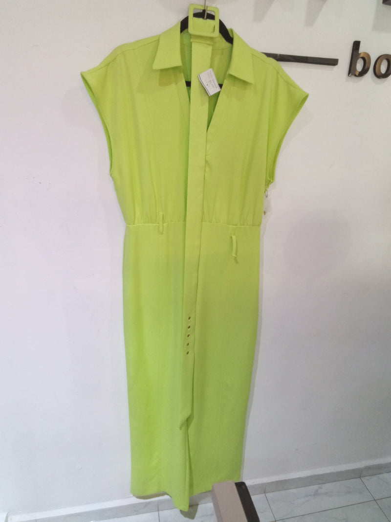 Jumpsuit verde limón