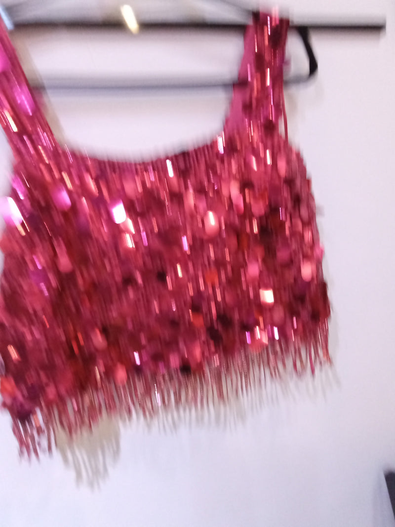 Top Fiusha Lentejuelas