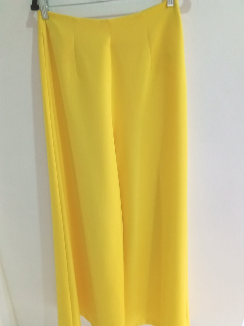 Pantalón amarillo alto