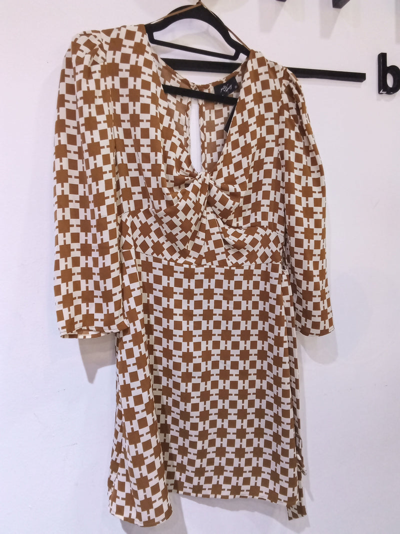 VESTIDO PATAALLO CAMEL