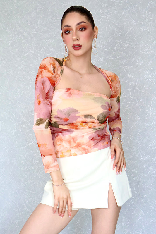 FALDA SHORT IVORY ELEGANCE