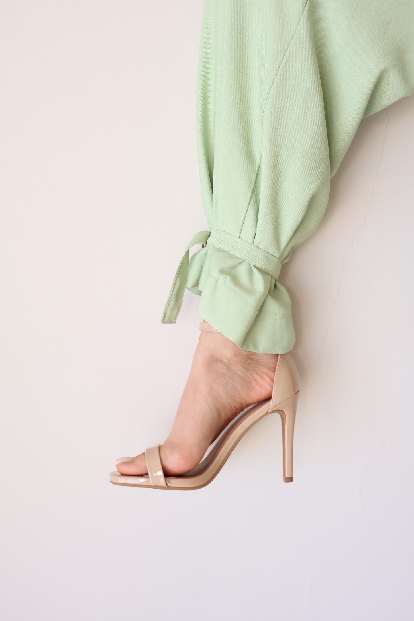 SET WRAP SAGE PANTS