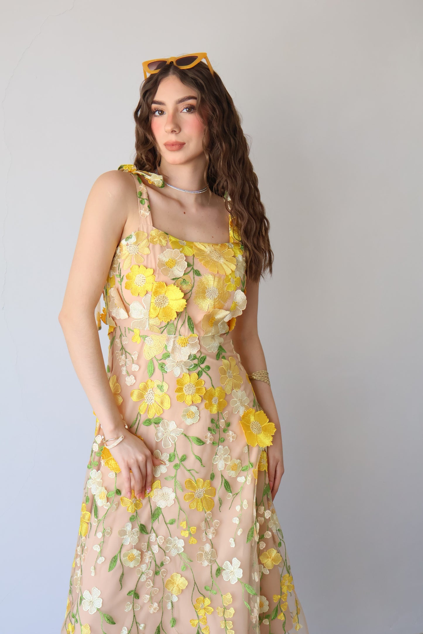 VESTIDO GOLDEN GARDEN COUTURE