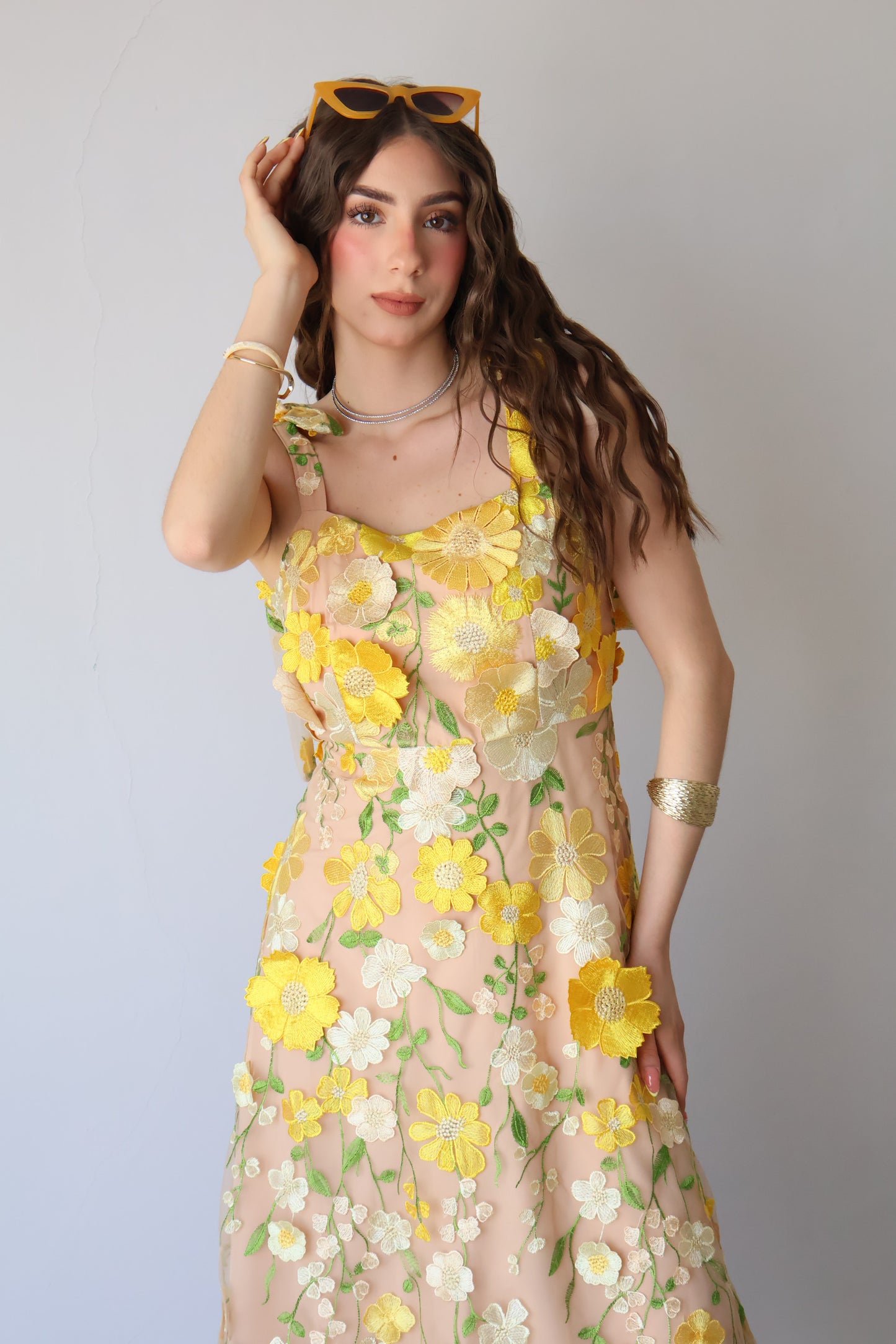 VESTIDO GOLDEN GARDEN COUTURE
