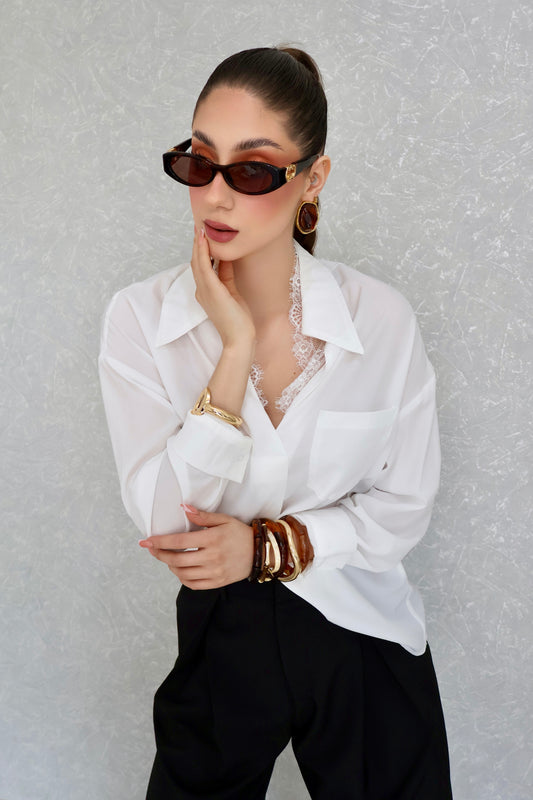 SET CAMISA FLUIDA Y PANTALÓN RELAX ELEGANCE