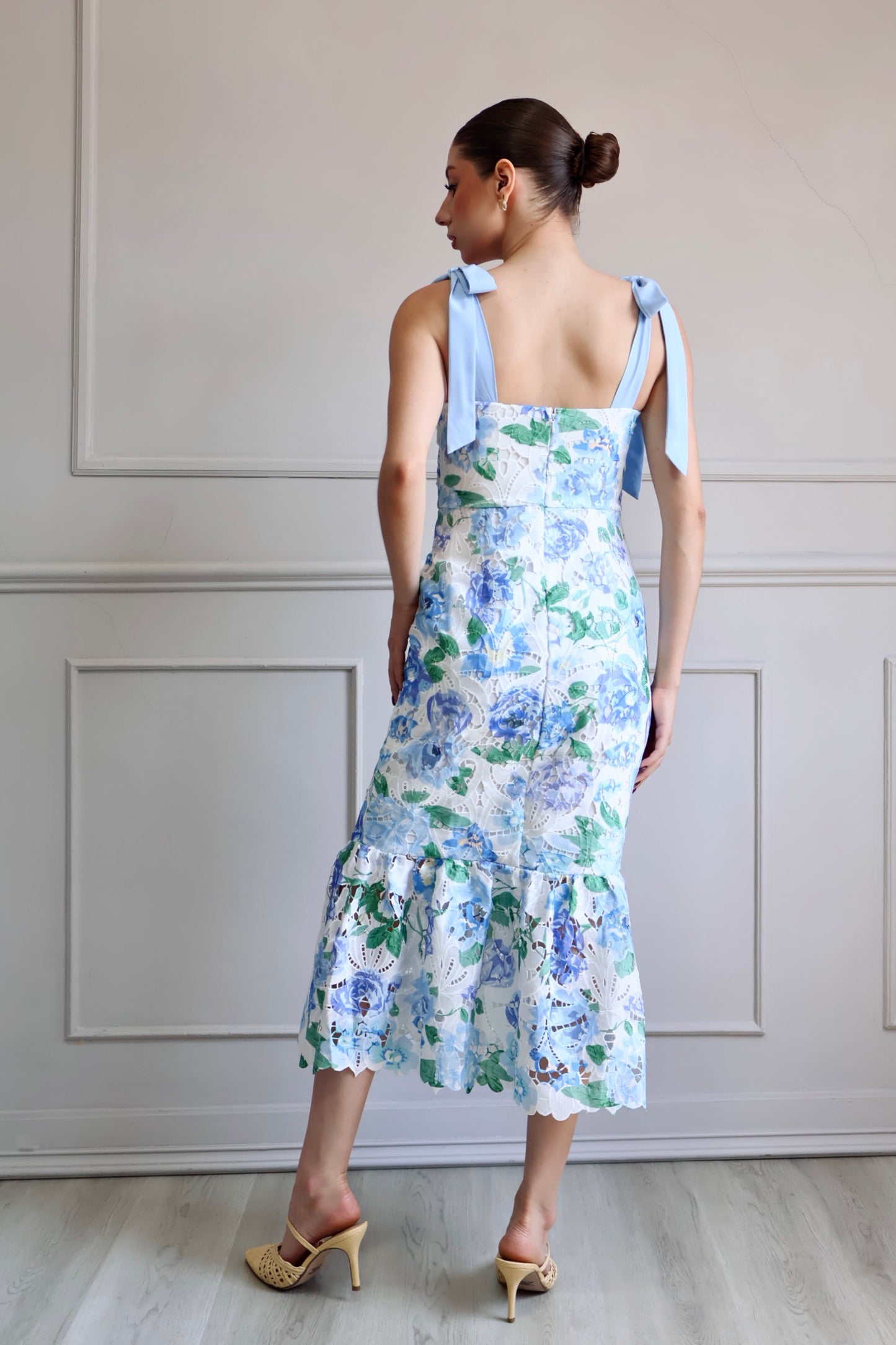 VESTIDO BLUE GARDEN ROMANCE