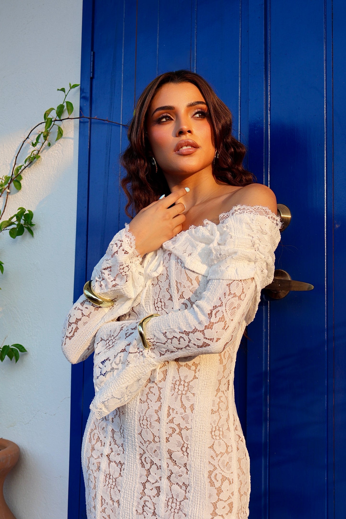 VESTIDO LACE IVORY ROMANCE