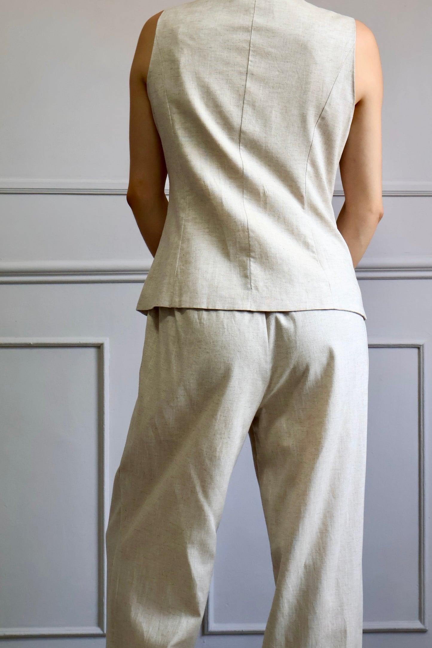CONJUNTO LINEN COASTAL CHIC