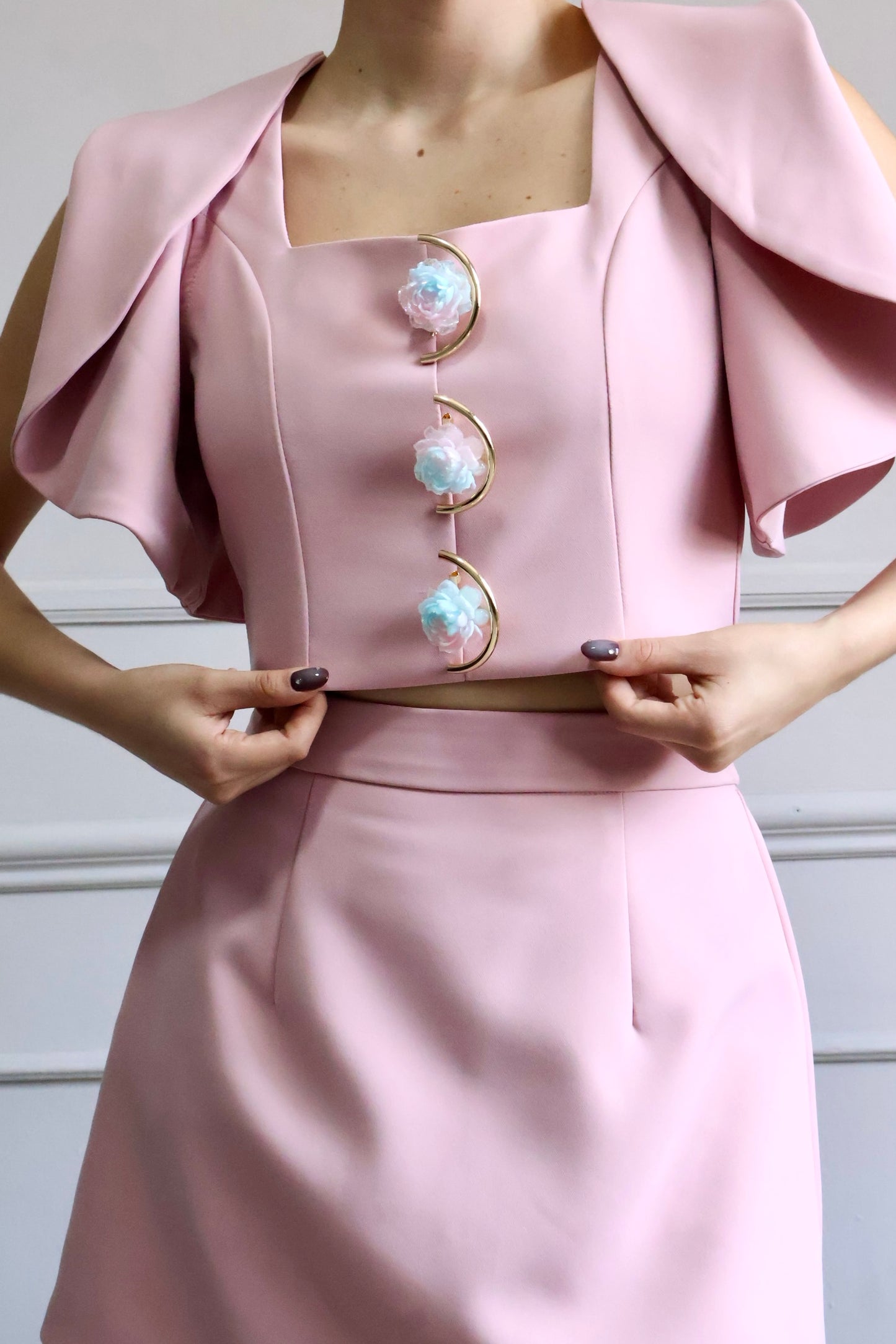 CONJUNTO BLUSH CHIC SKIRT SET