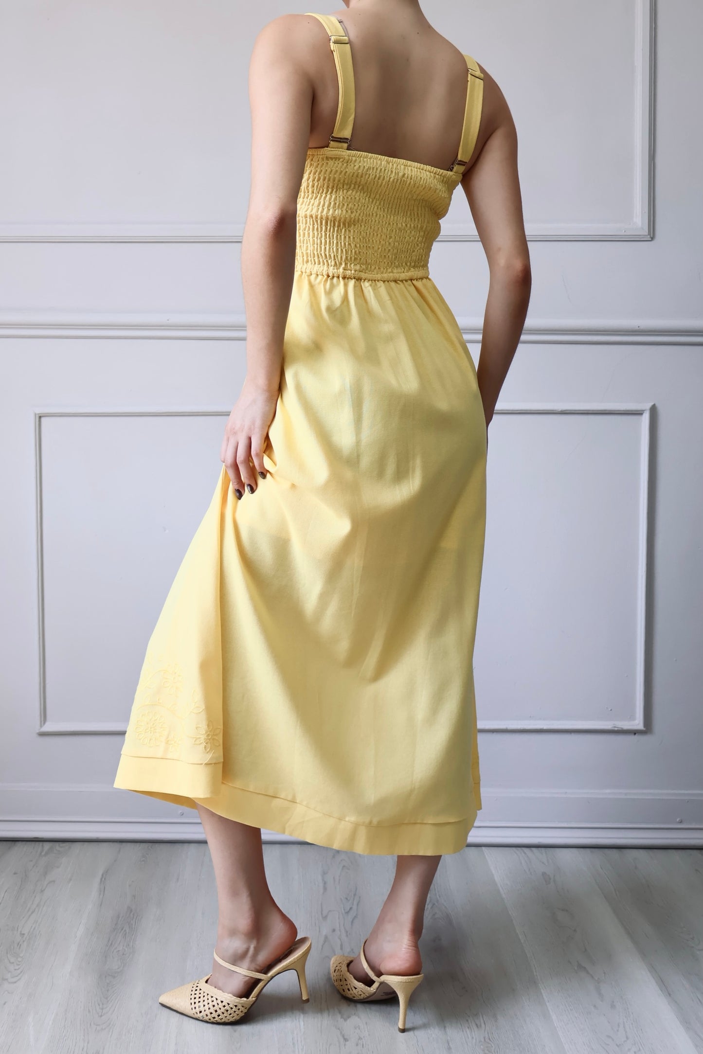 VESTIDO SUNSHINE BUTTON MIDI