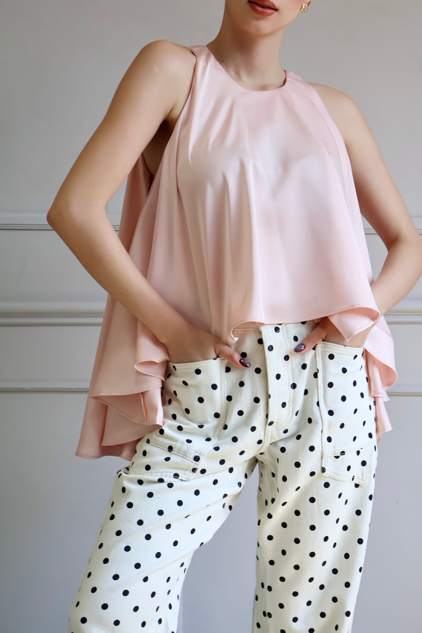 PANTALÓN CARGO POLKA DOTS